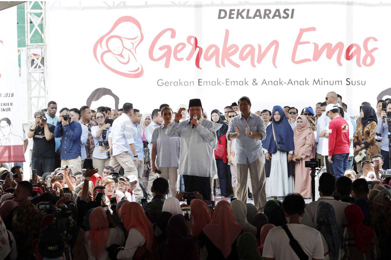 Capres Prabowo Hadiri...