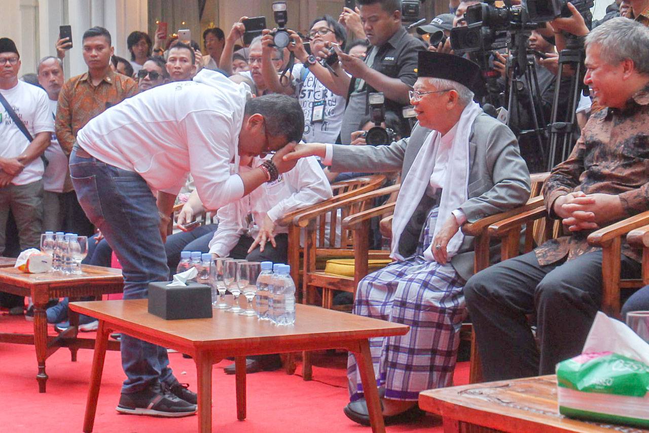 Cawapres Maruf Amin...