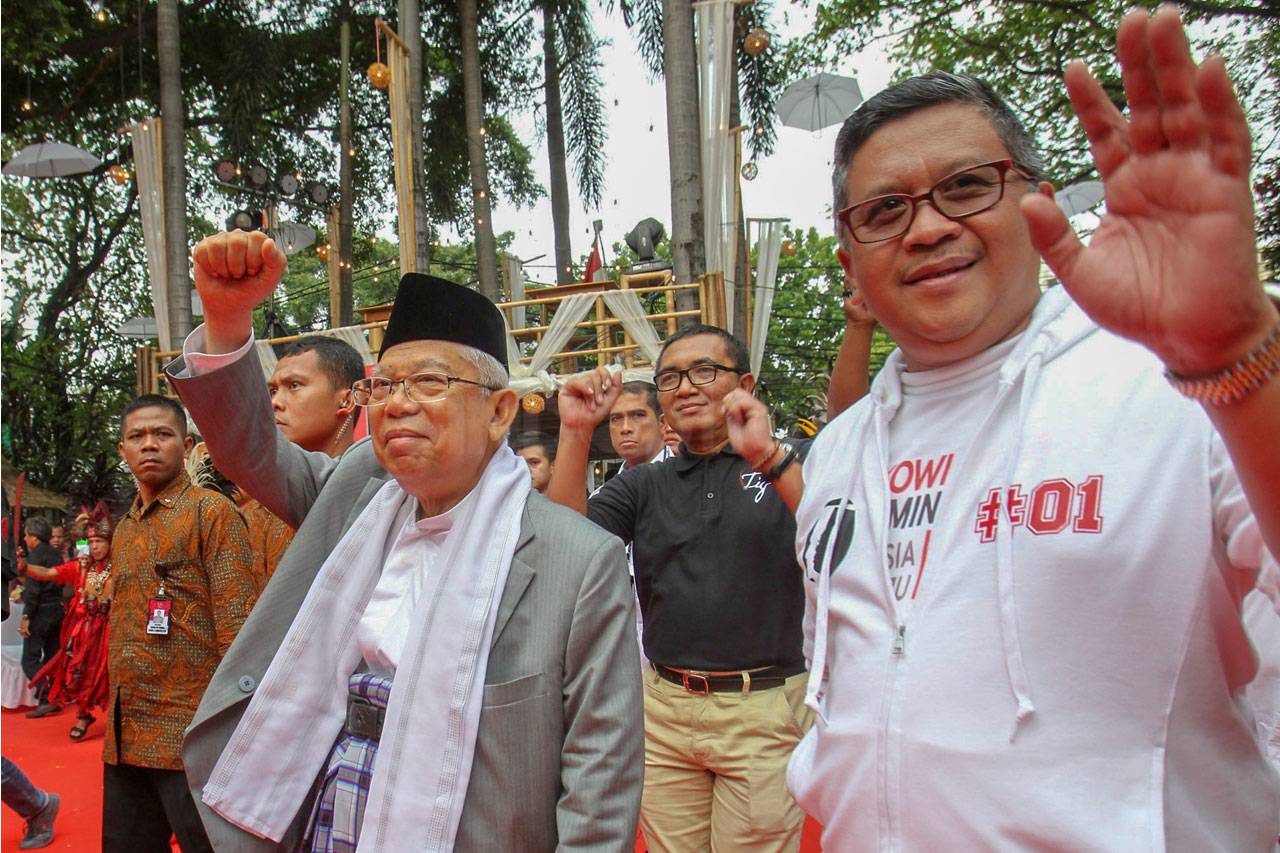 Cawapres Maruf Amin...
