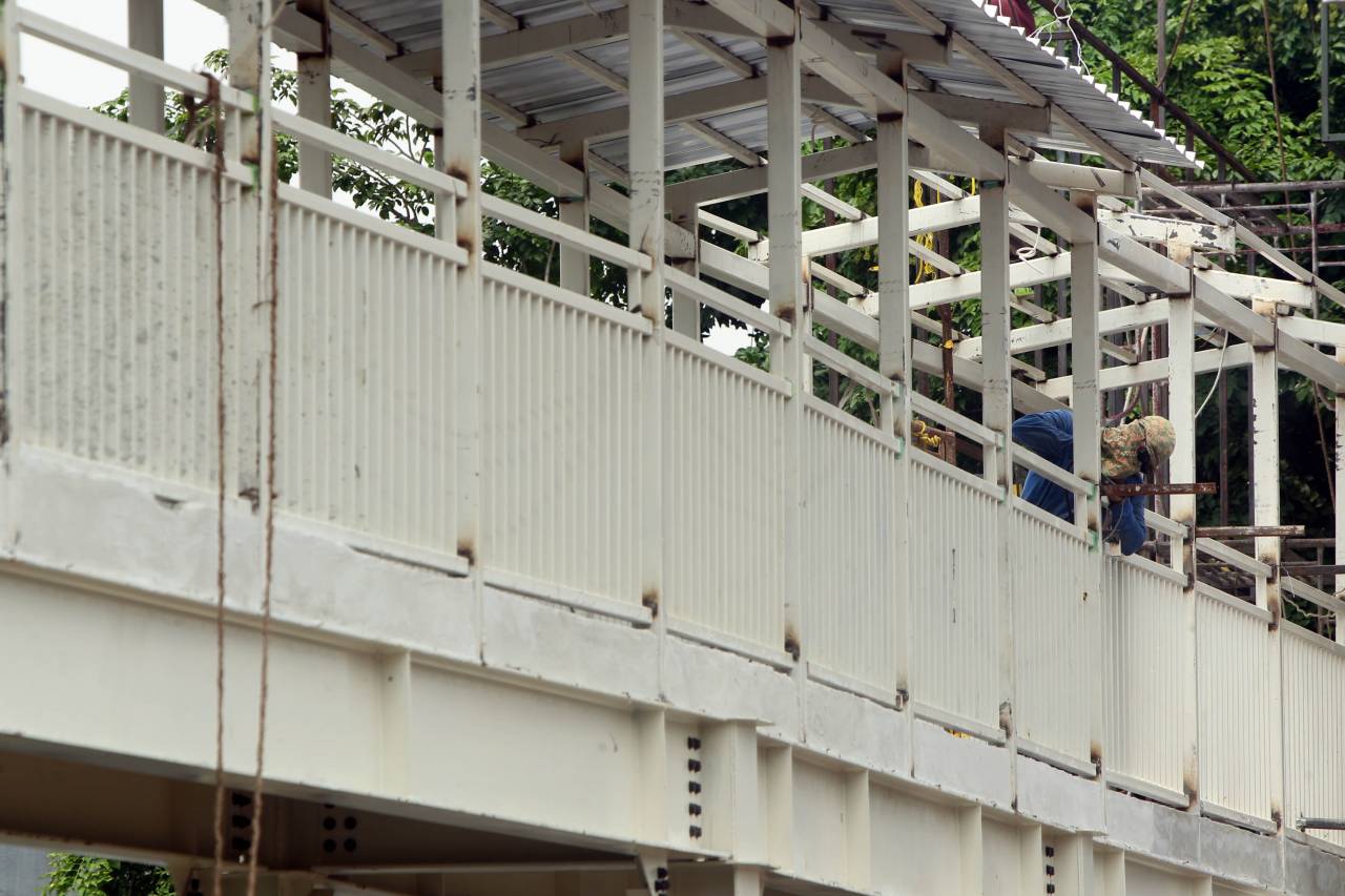 Pembangunan Sky Bridge...