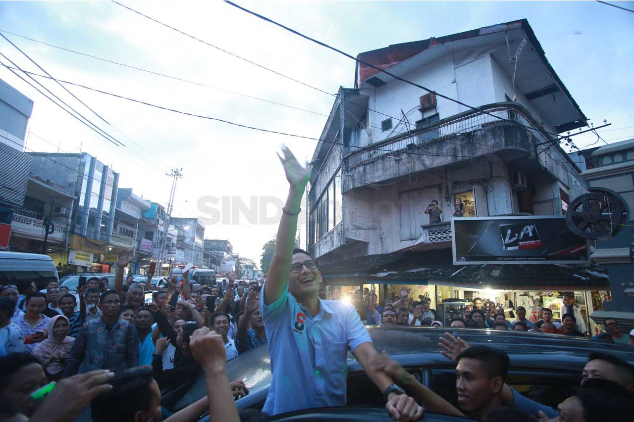 Cawapres Sandiaga Uno...