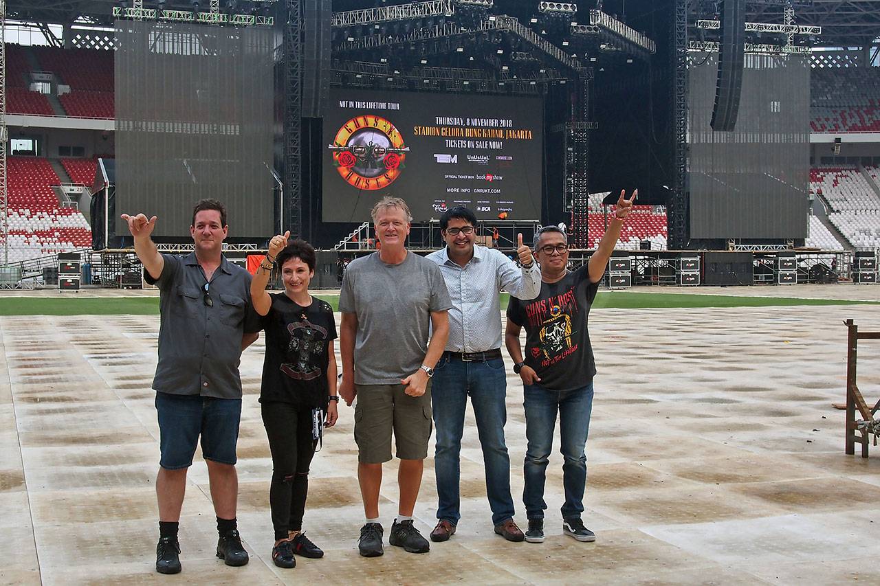 GNR Siap Hentak Stadion...