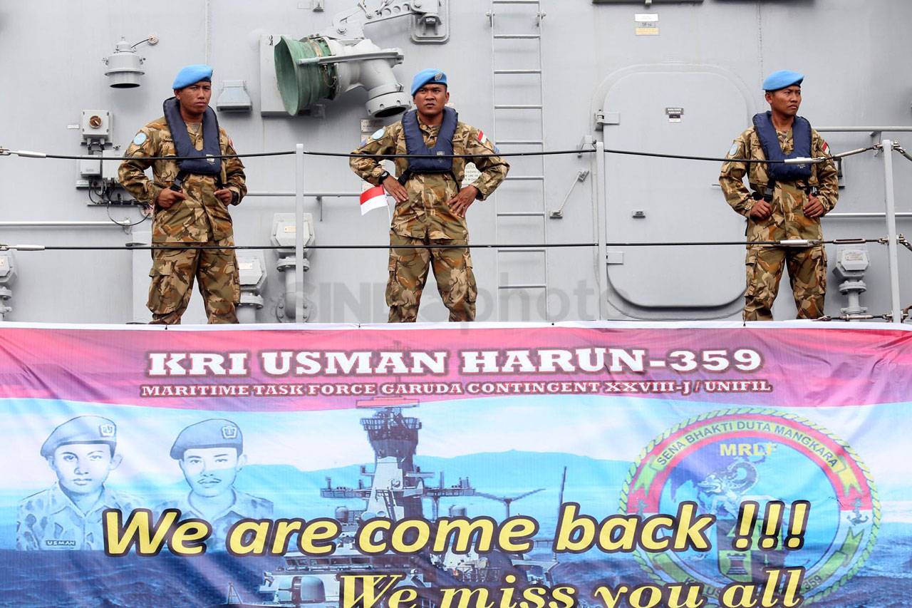 Satgas Maritim TNI Konga...