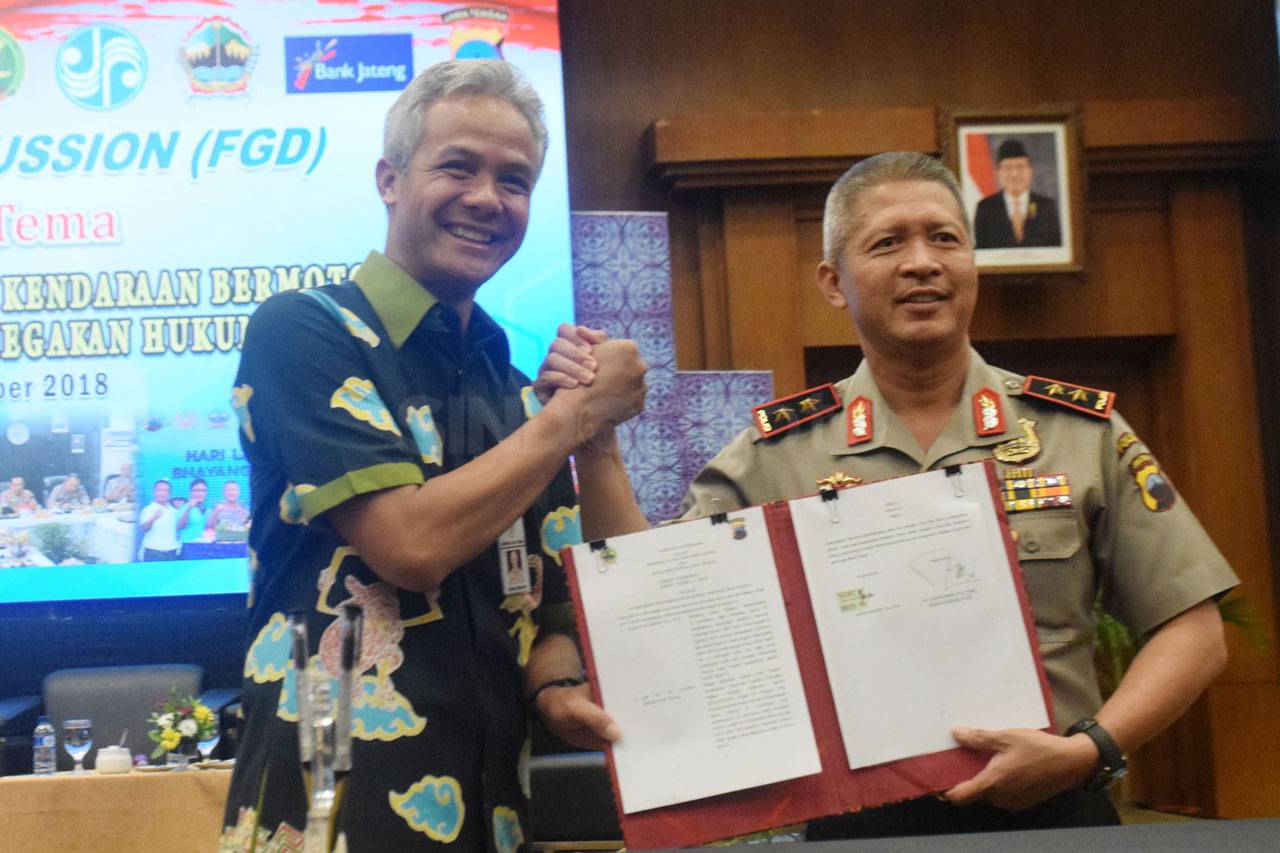 Kapolda dan Gubenur...