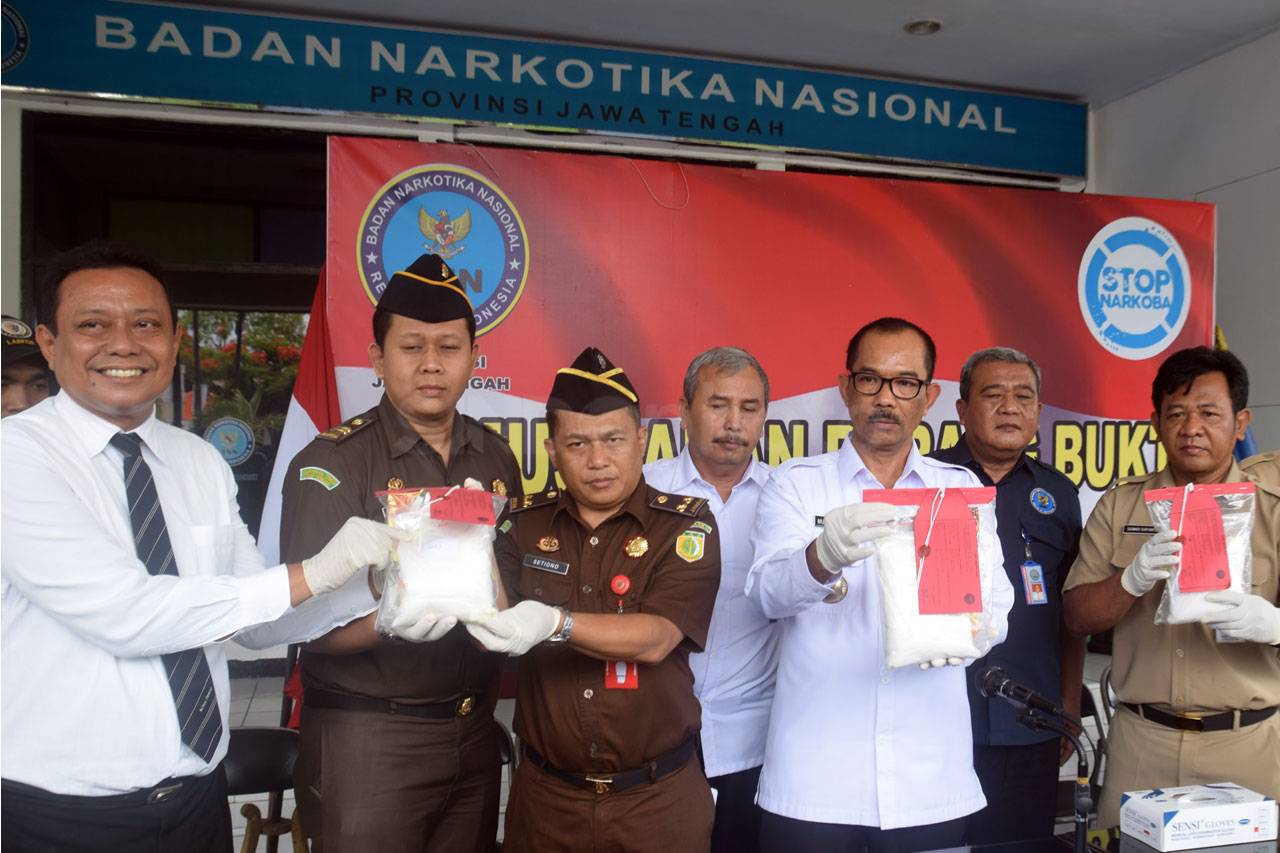 BNNP Jateng Musnahkan...