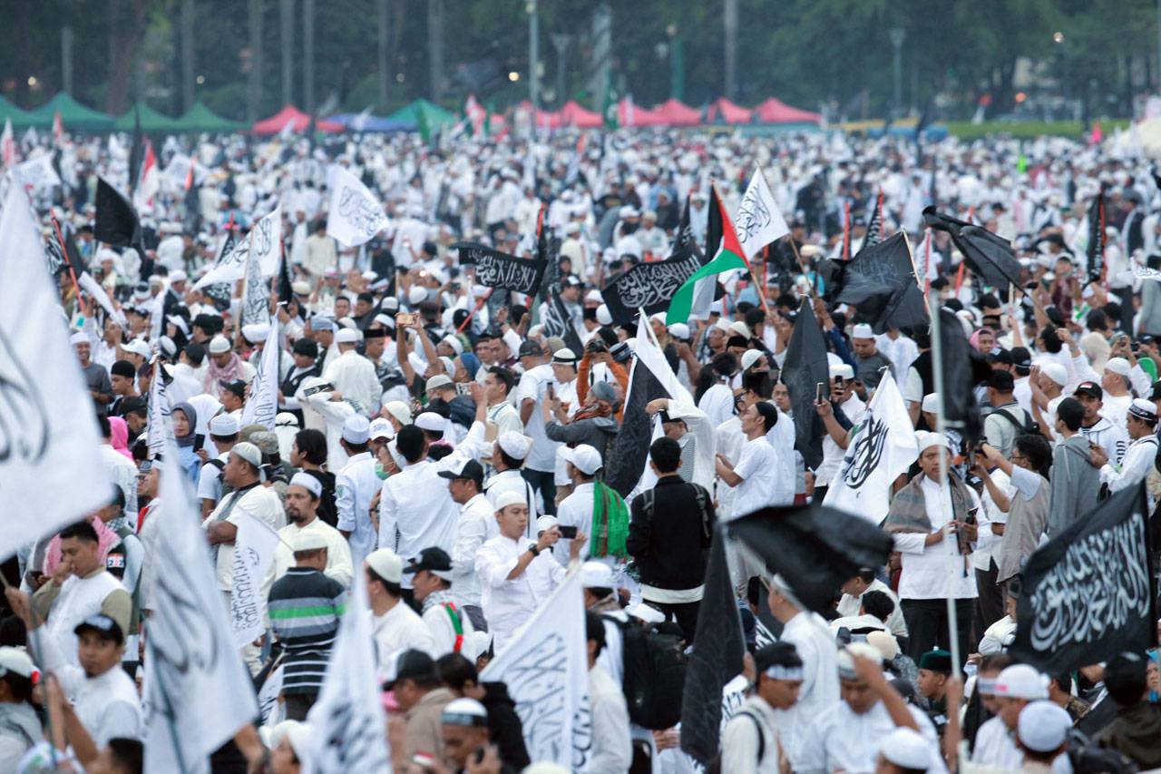 Aksi Reuni 212 Berlangsung...