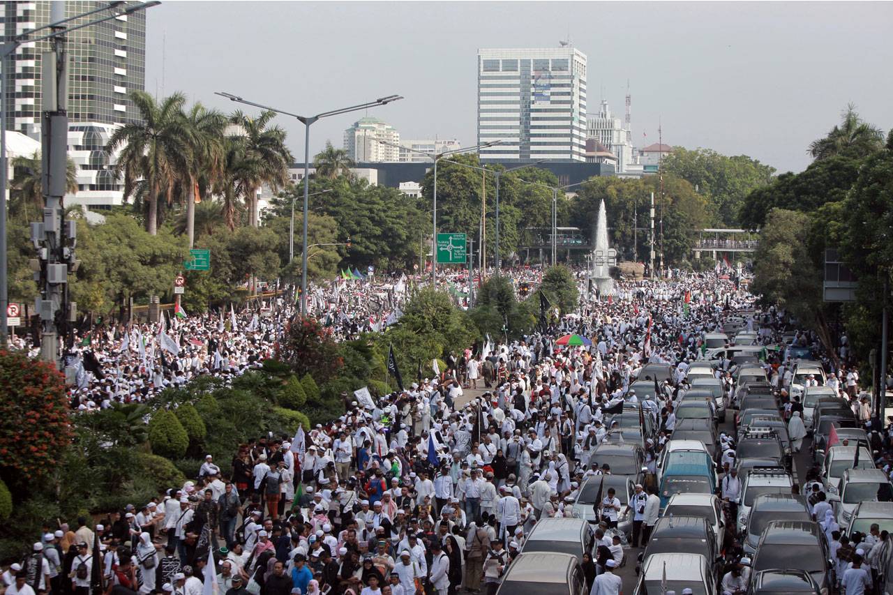 Aksi Reuni 212 Berlangsung...