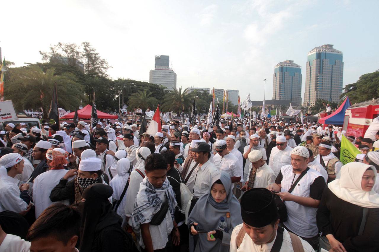 Aksi Reuni 212 Berlangsung...