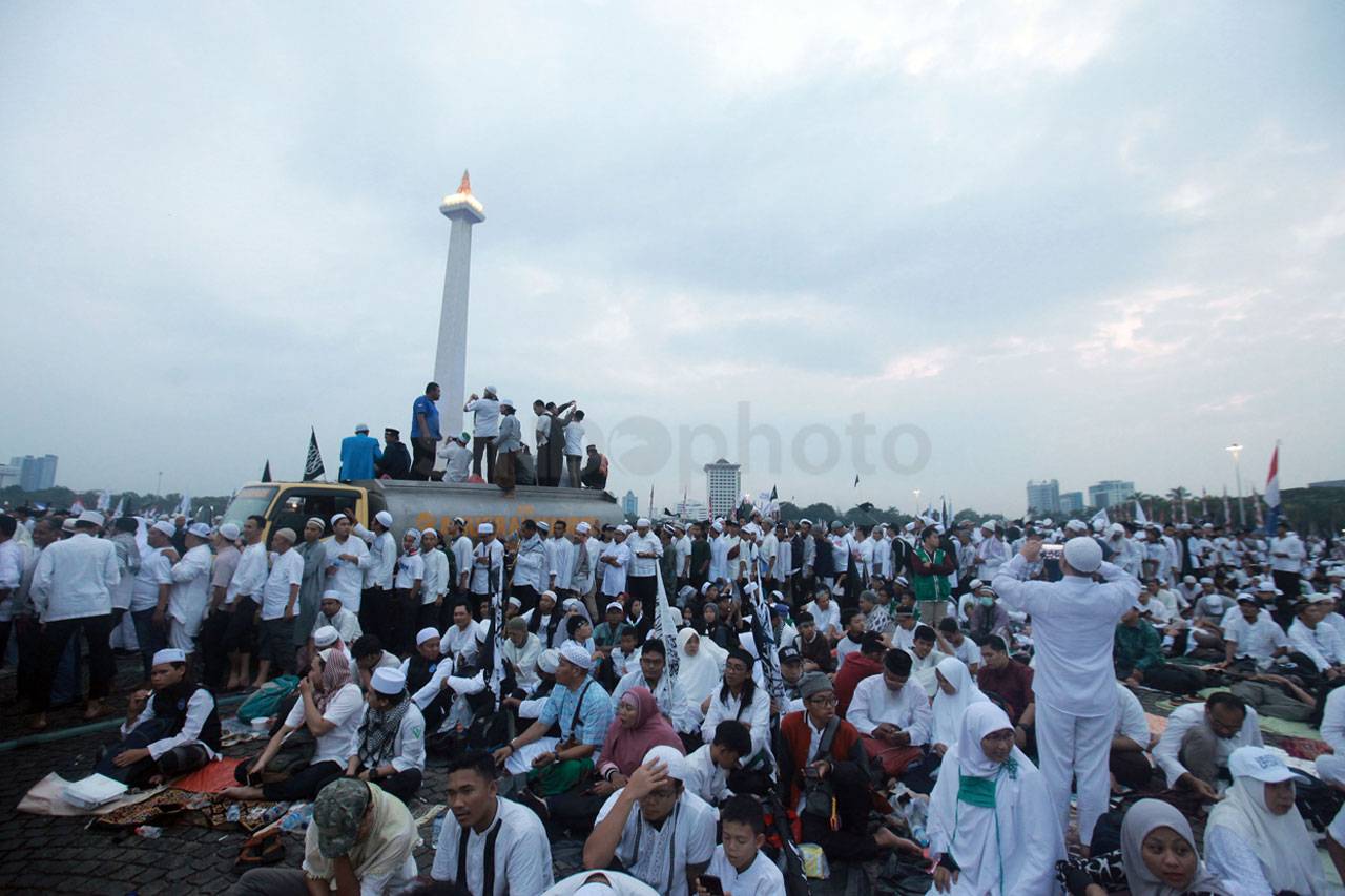 Aksi Reuni 212 Berlangsung...