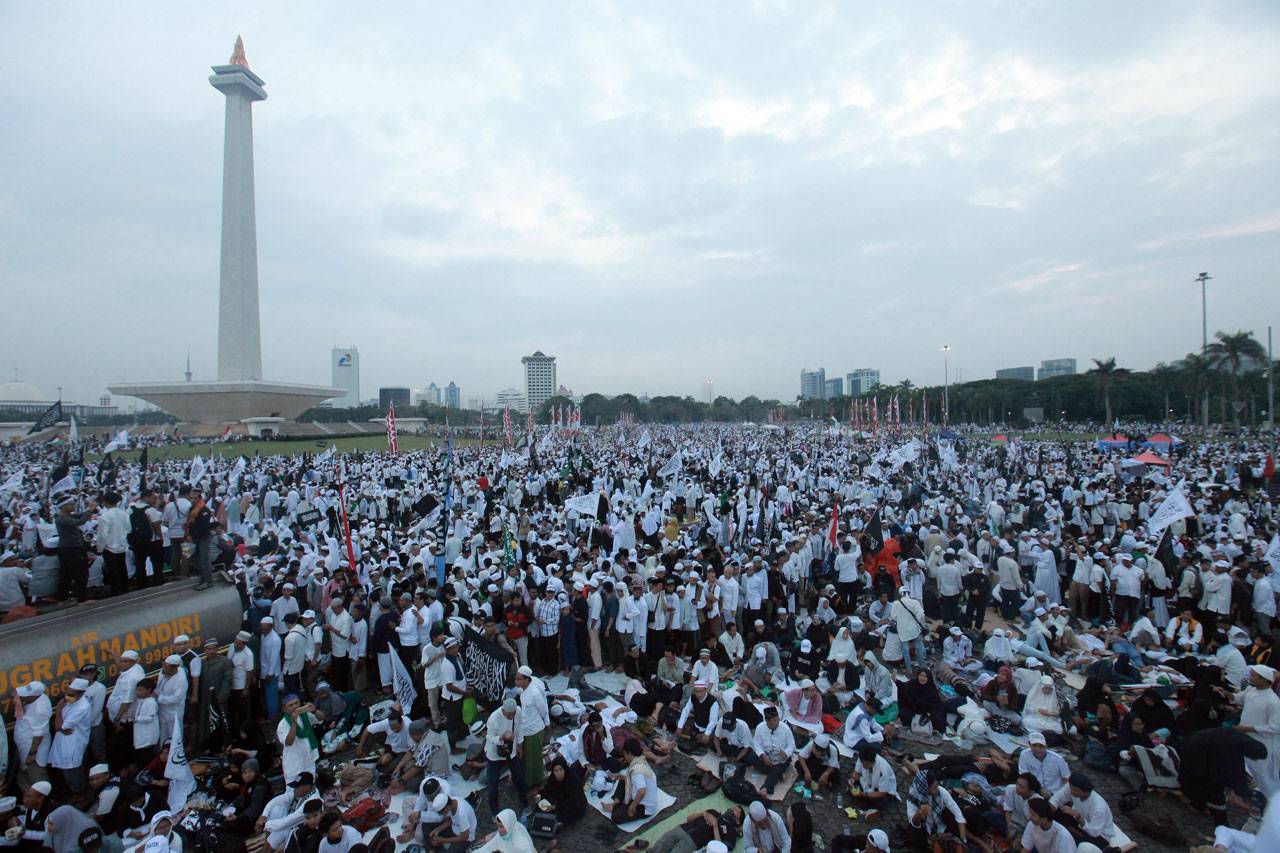 Aksi Reuni 212 Berlangsung...