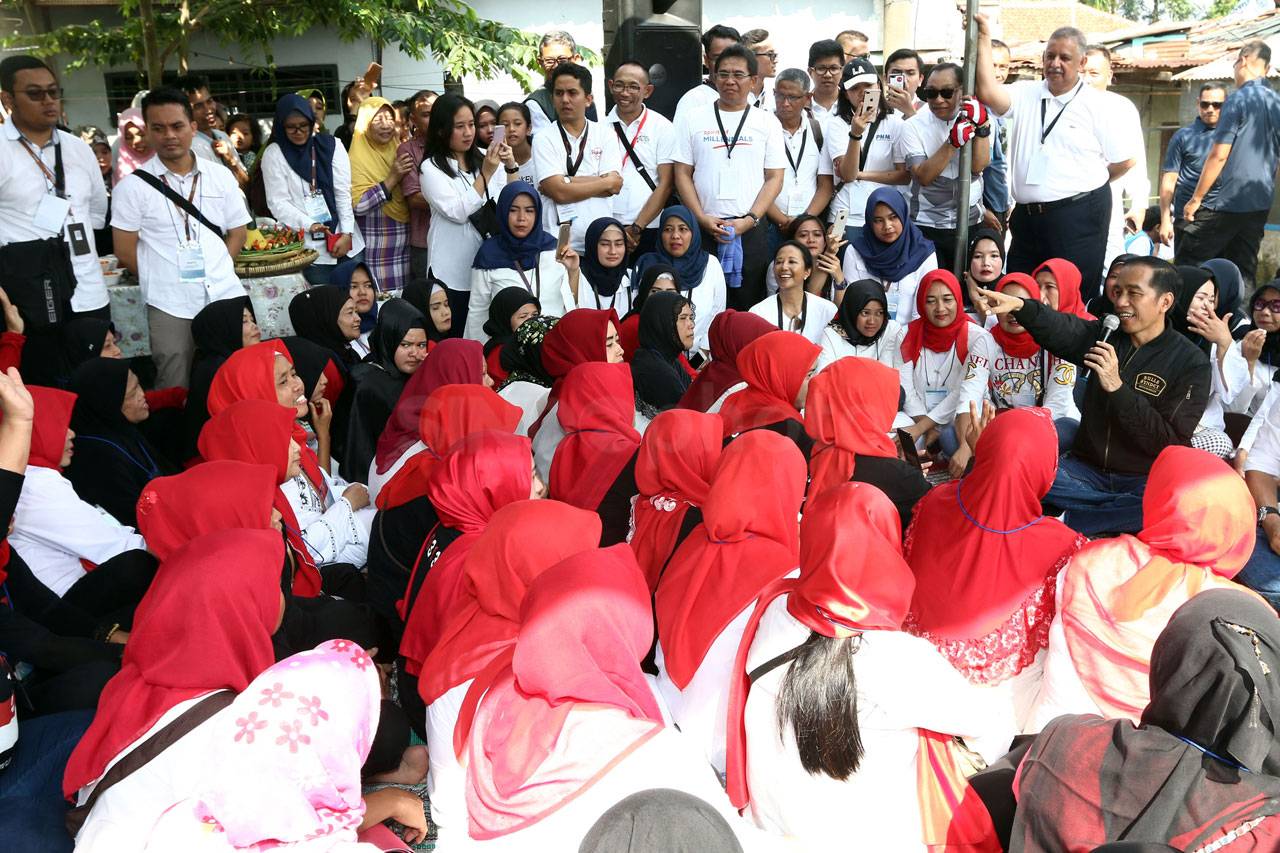 Jokowi Hadiri Penyambungan...
