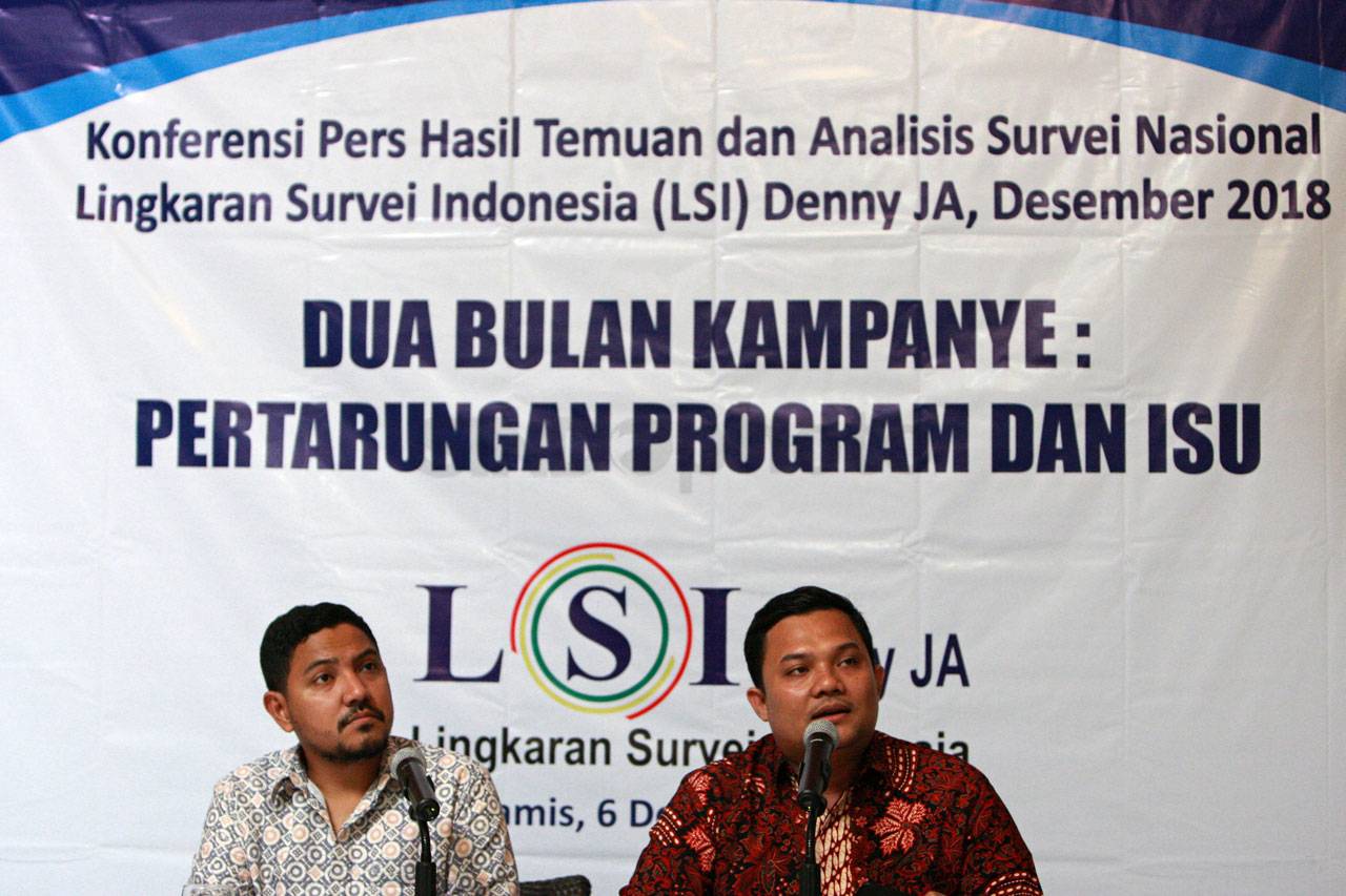 LSI Rilis Hasil Survei...