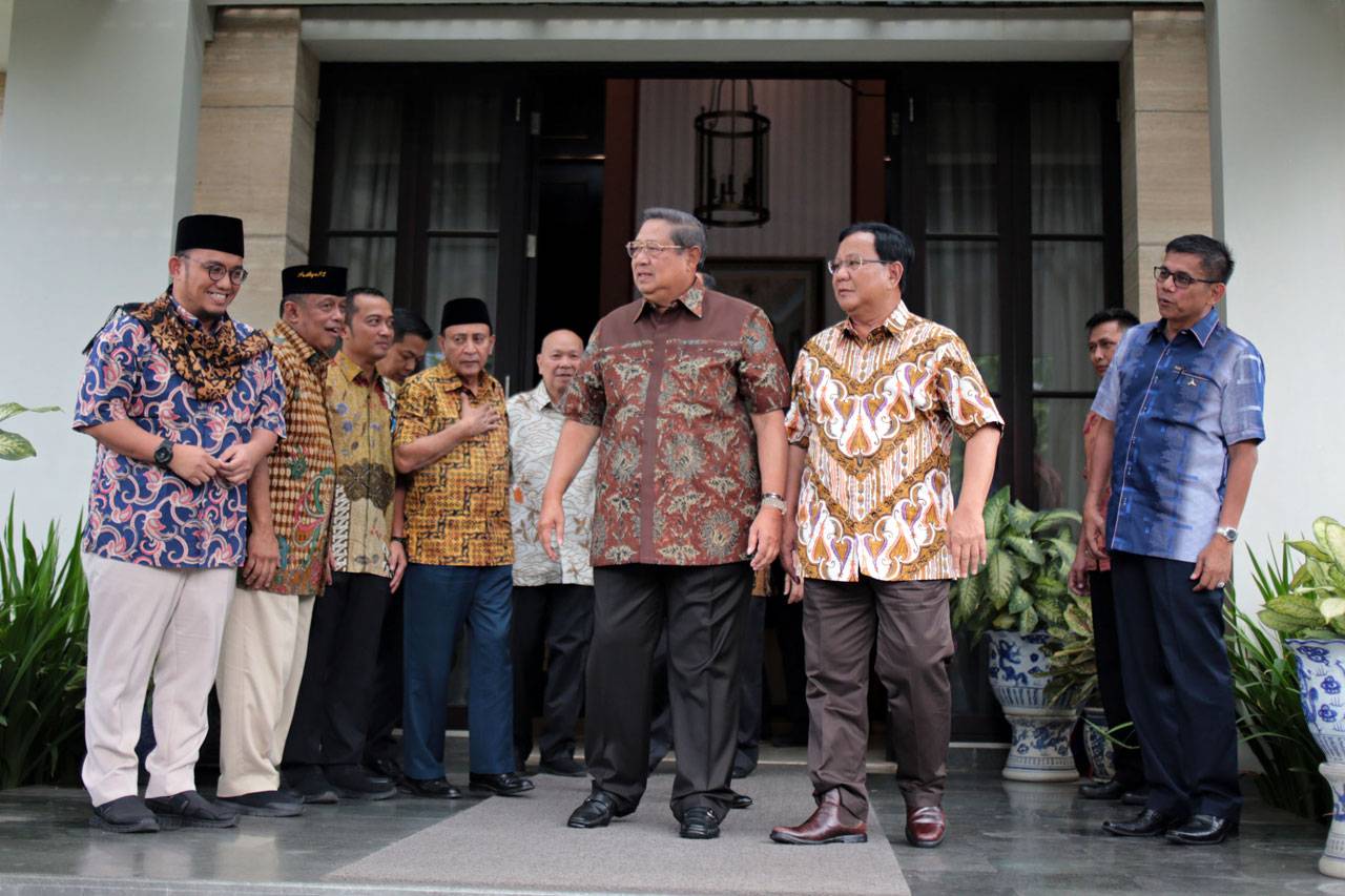 Capres Prabowo Bertemu...