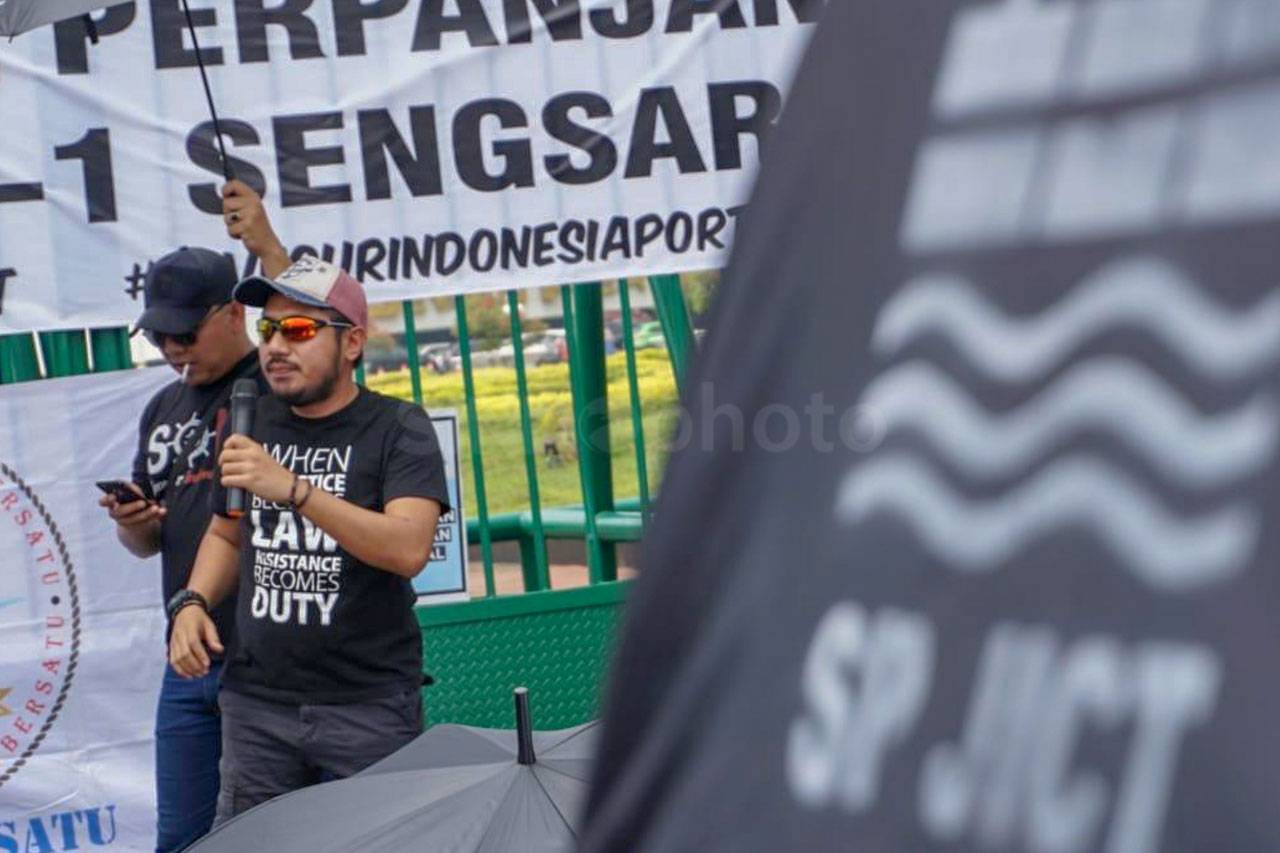 SP JICT Gelar Aksi Damai...