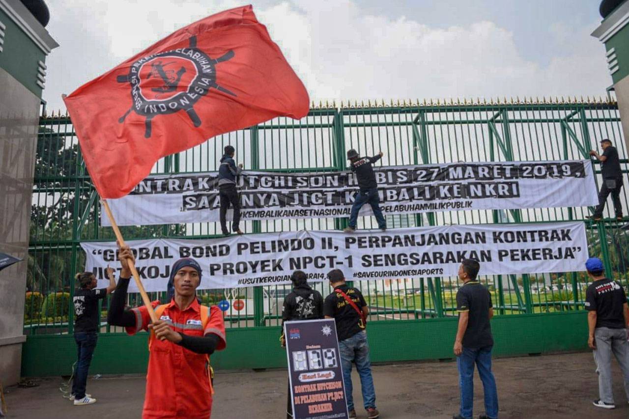 SP JICT Gelar Aksi Damai...