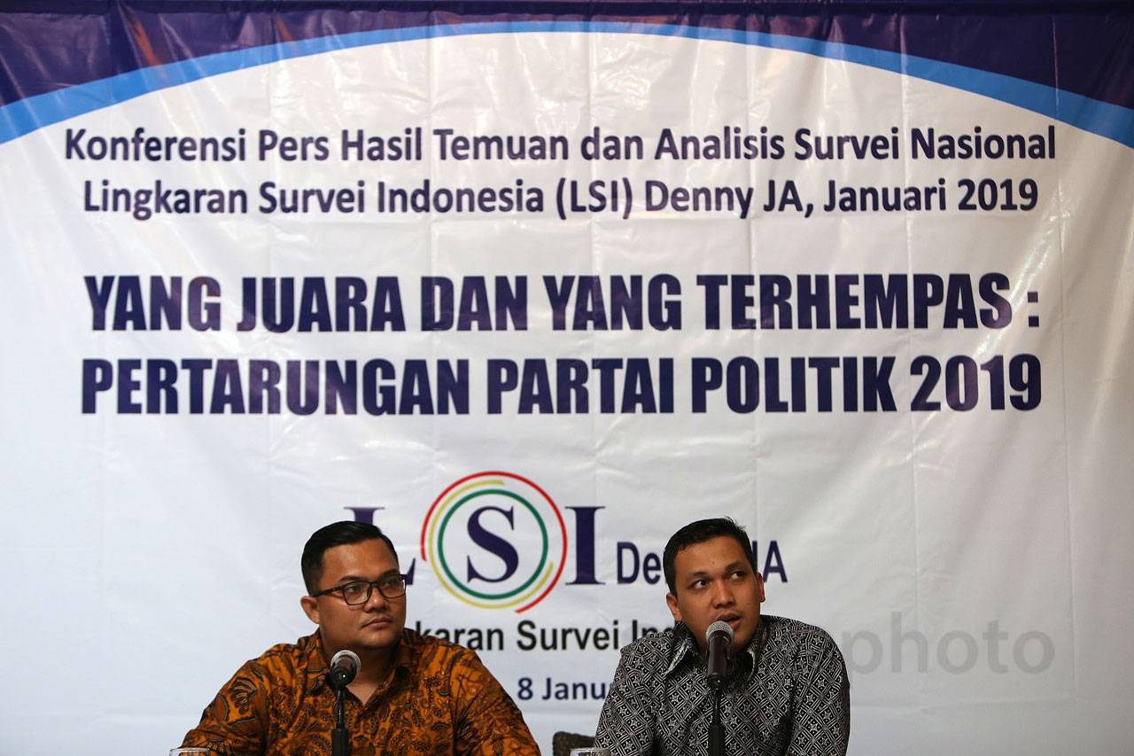LSI Rilis Hasil Survei...