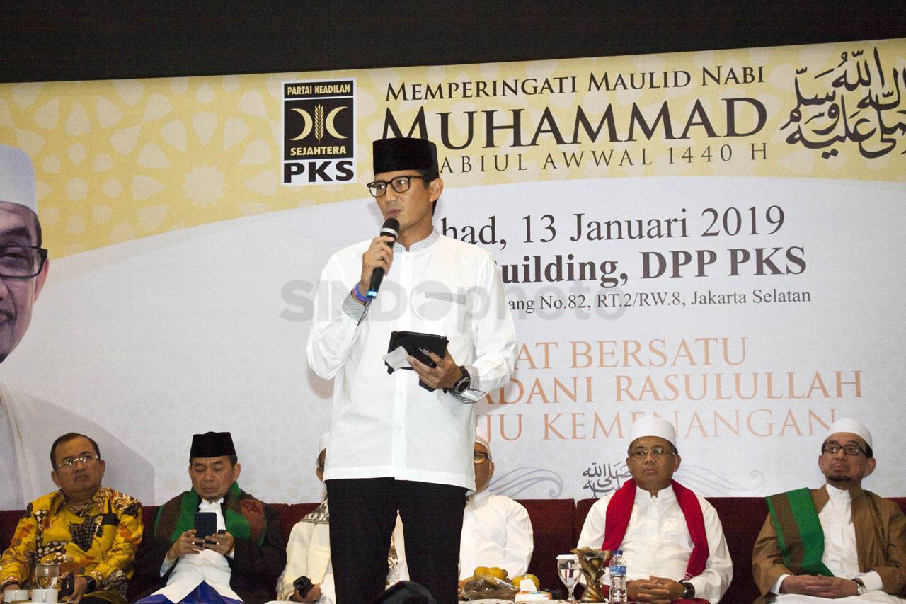 Cawapres Sandiaga Uno...