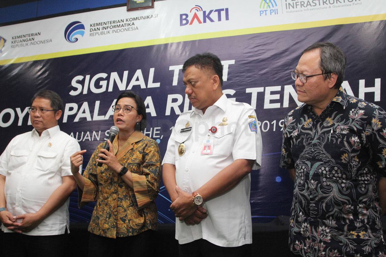 Peresmian Proyek Palapa...