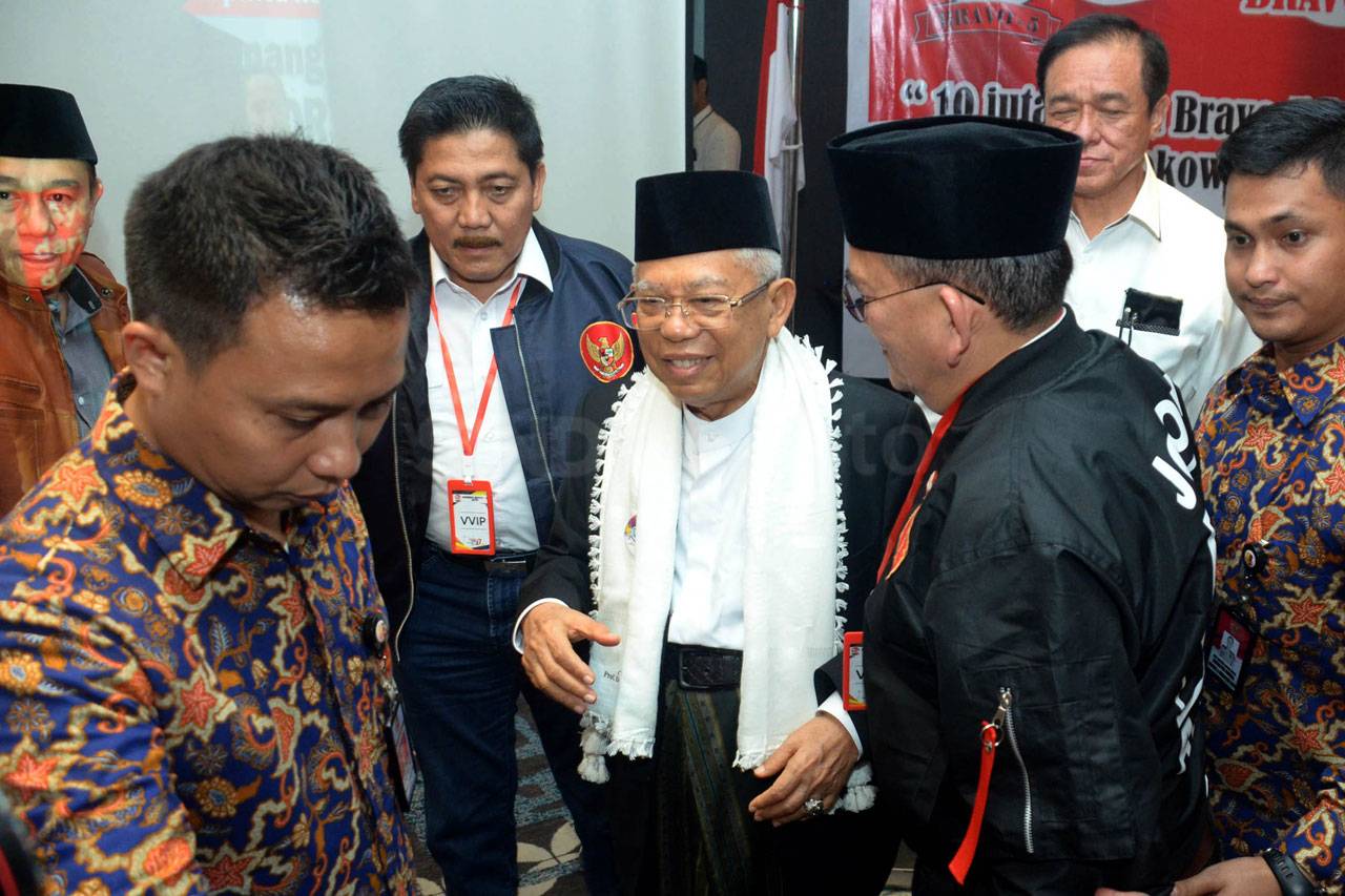 Cawapres Maruf Amin...