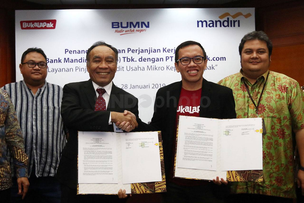 MANDIRI Gandeng BUKALAPAK...