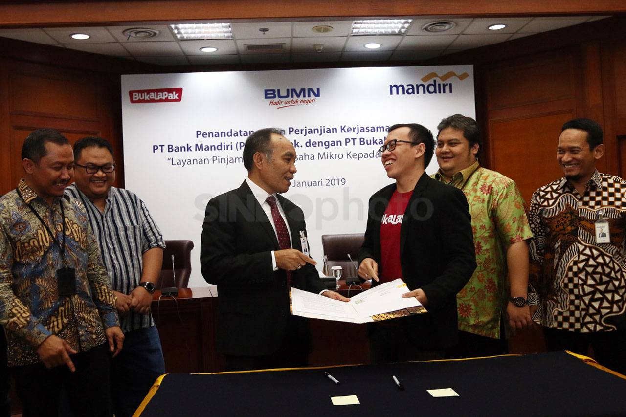 MANDIRI Gandeng BUKALAPAK...