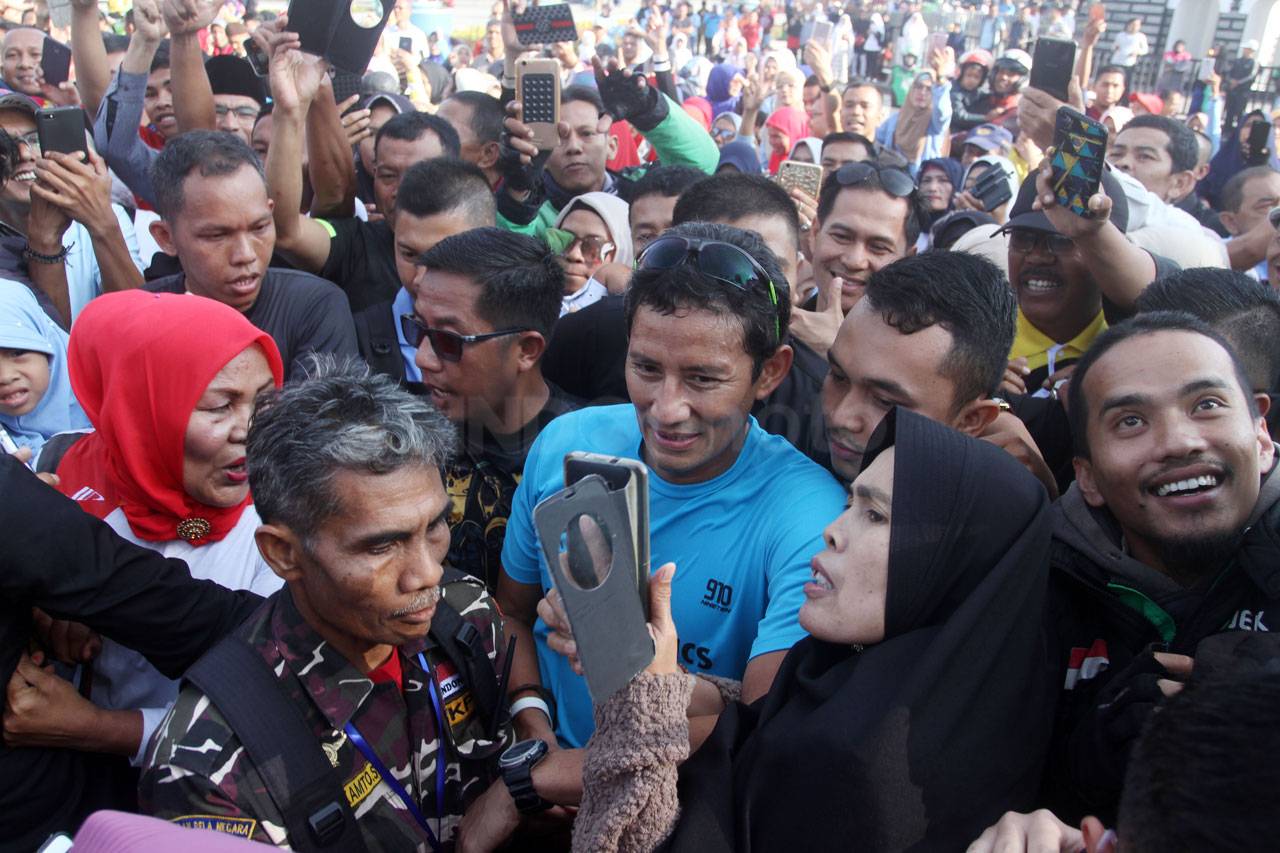 Cawapres Sandiaga Uno...
