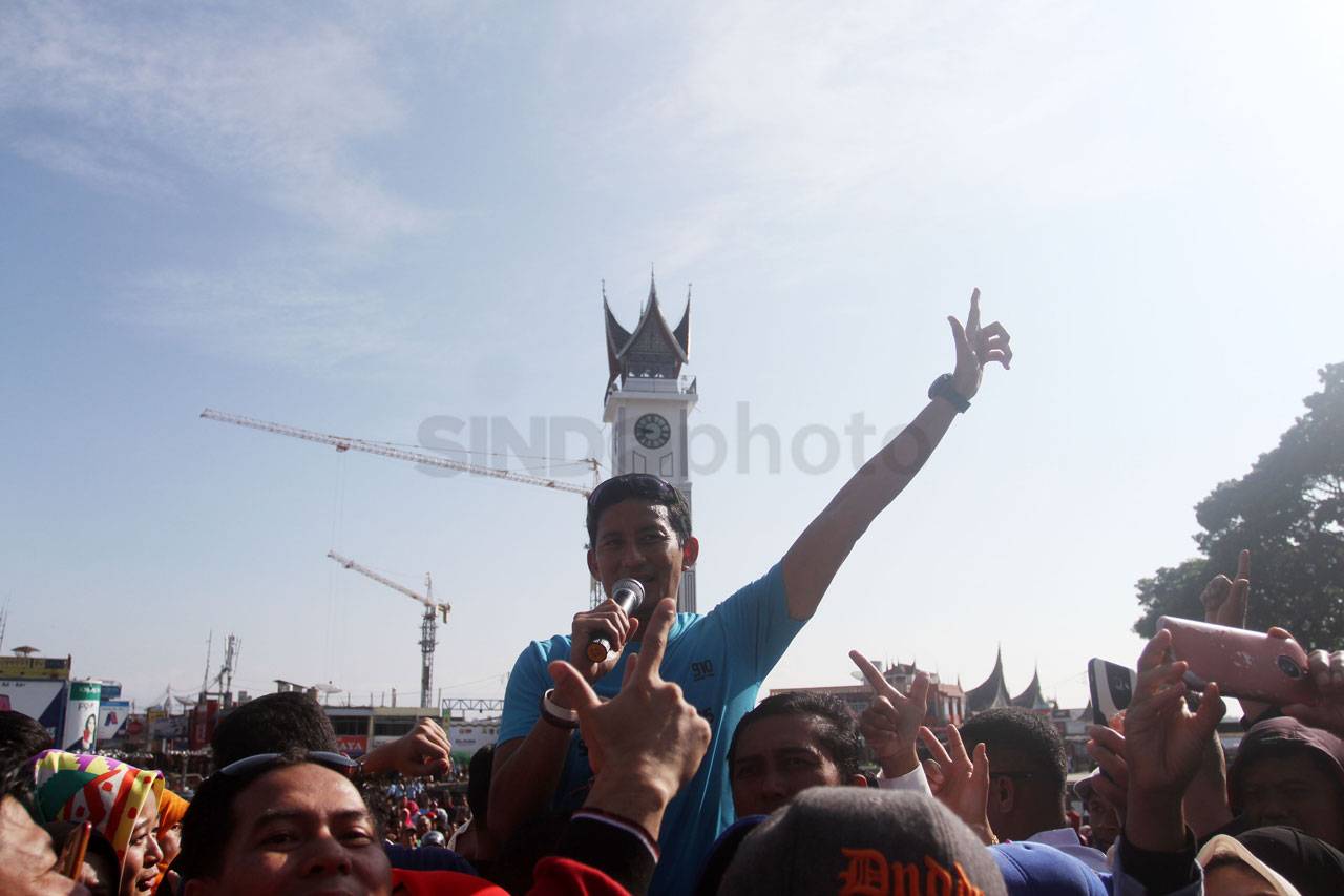 Cawapres Sandiaga Uno...
