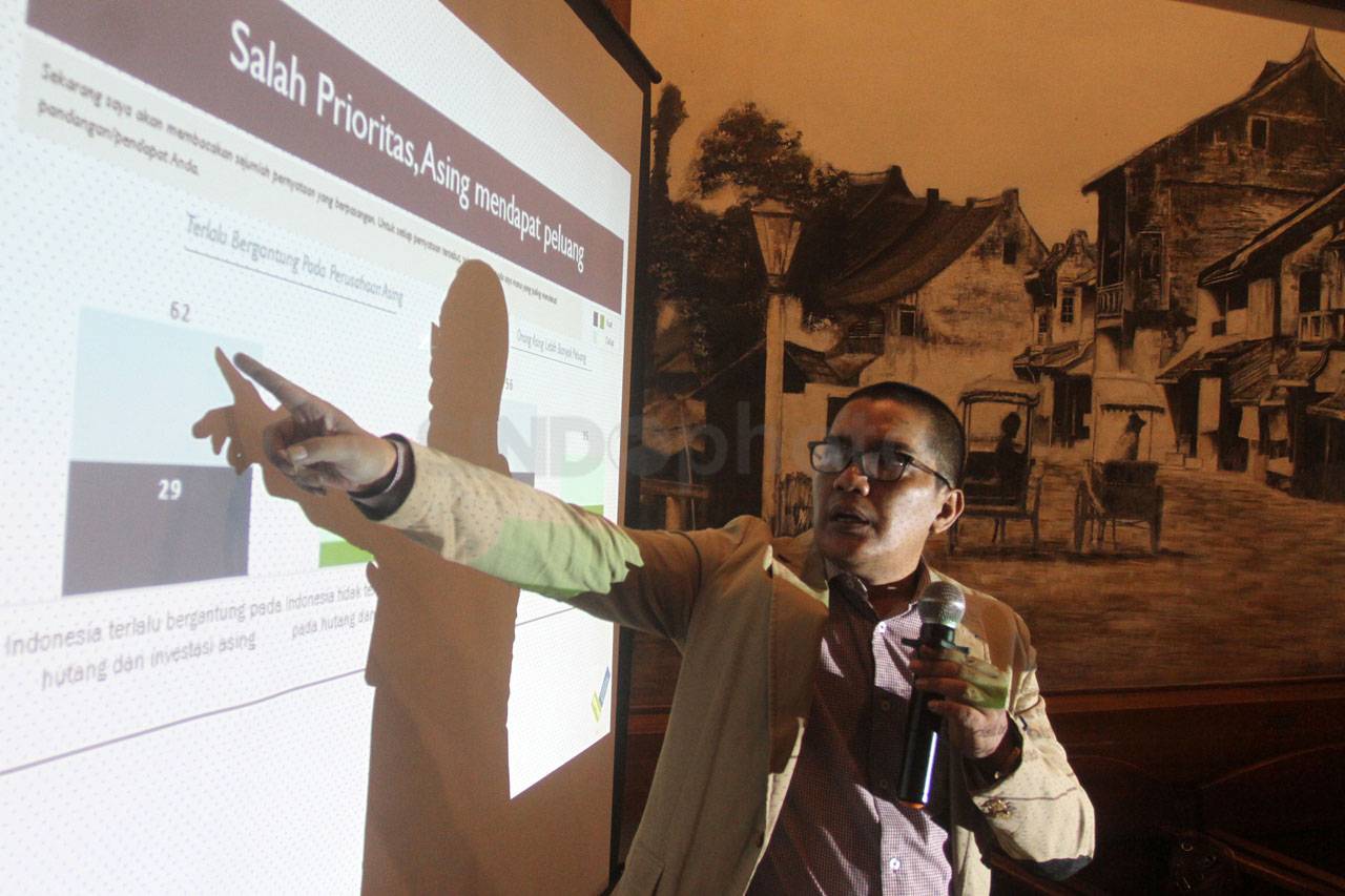 Hasil Survei SPIN, Prabowo-Sandi...