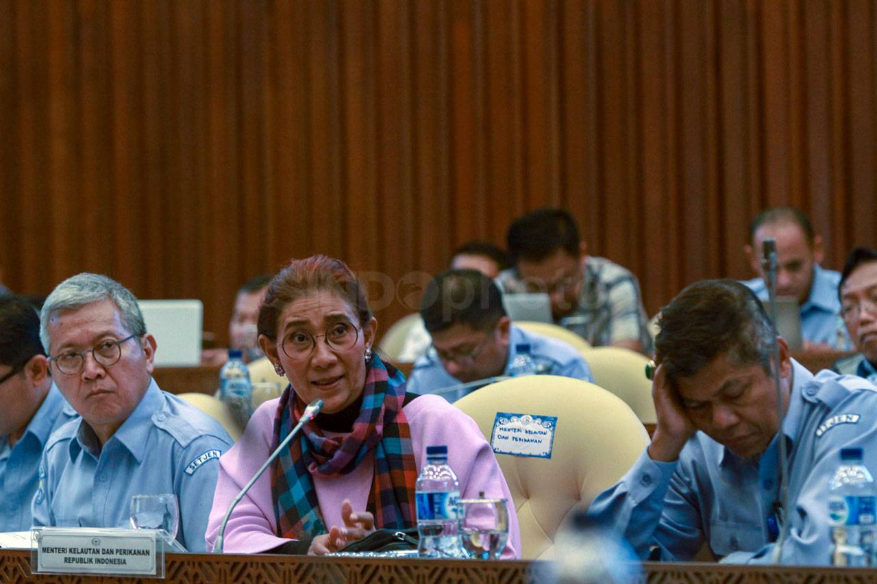 Menteri Susi Pudjiastuti...