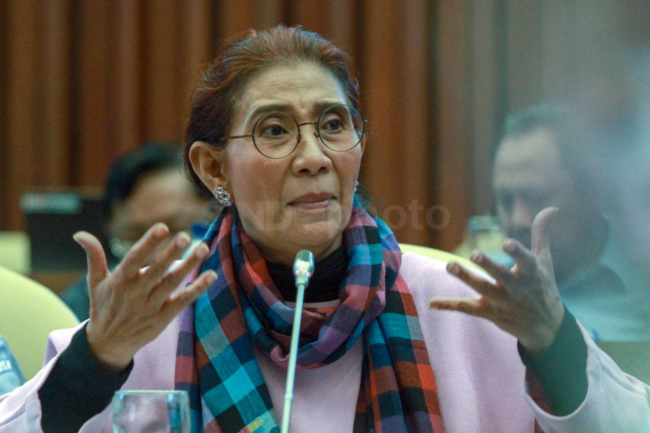 Menteri Susi Pudjiastuti...