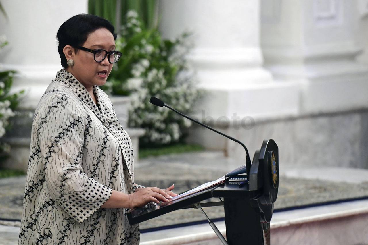 Menlu Retno Marsudi...