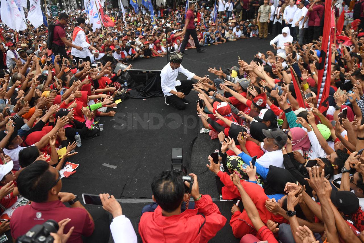 Capres Jokowi Kampanye...