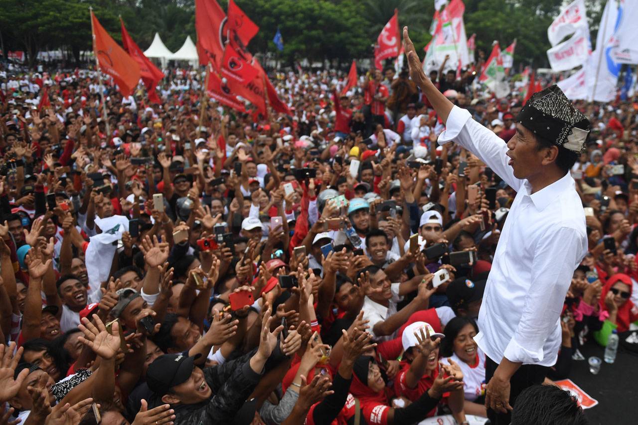 Capres Jokowi Kampanye...