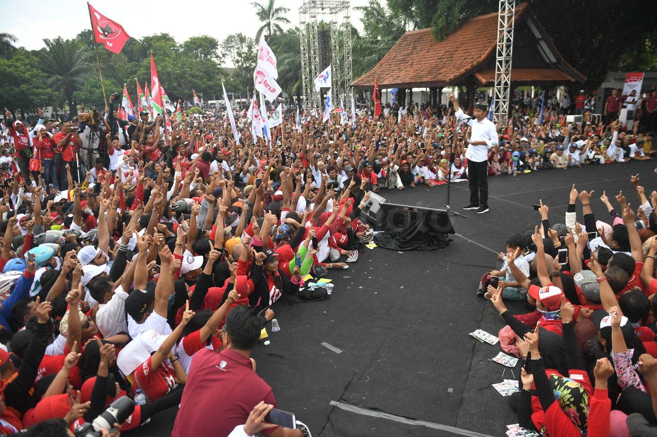 Capres Jokowi Kampanye...