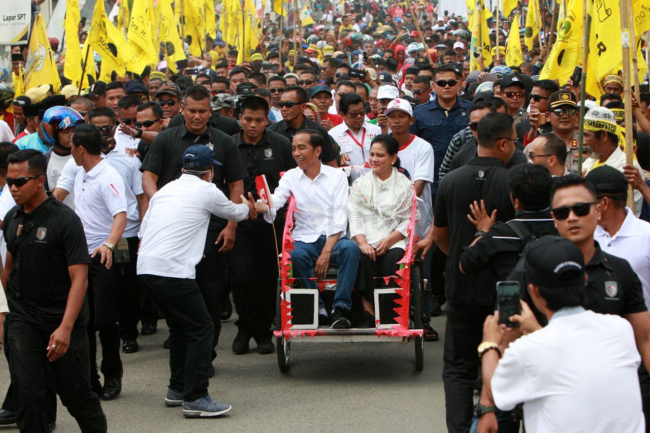 Capres Jokowi Kampanye...