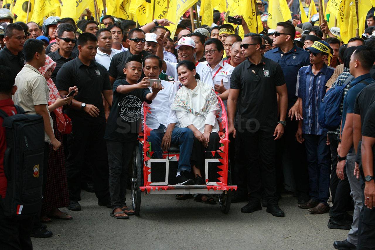 Capres Jokowi Kampanye...