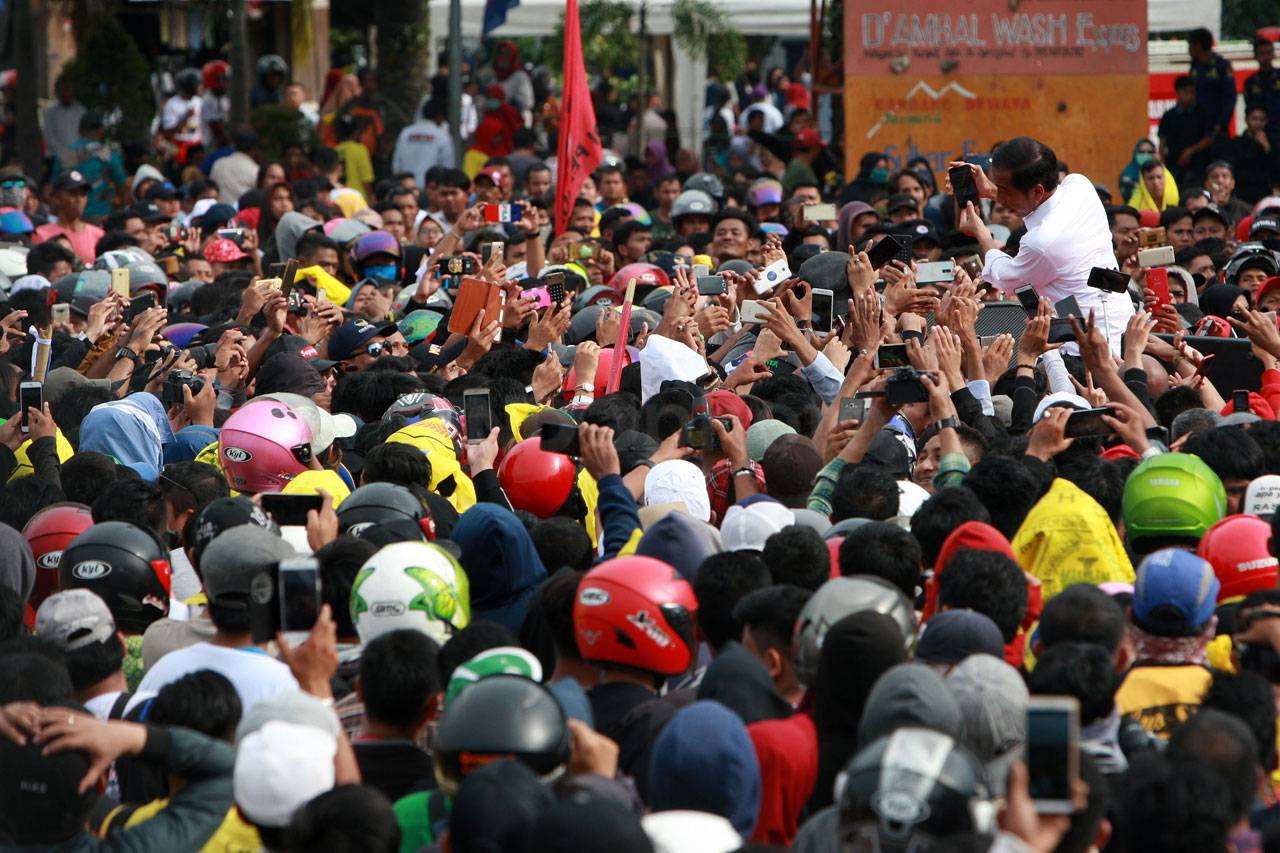 Capres Jokowi Kampanye...