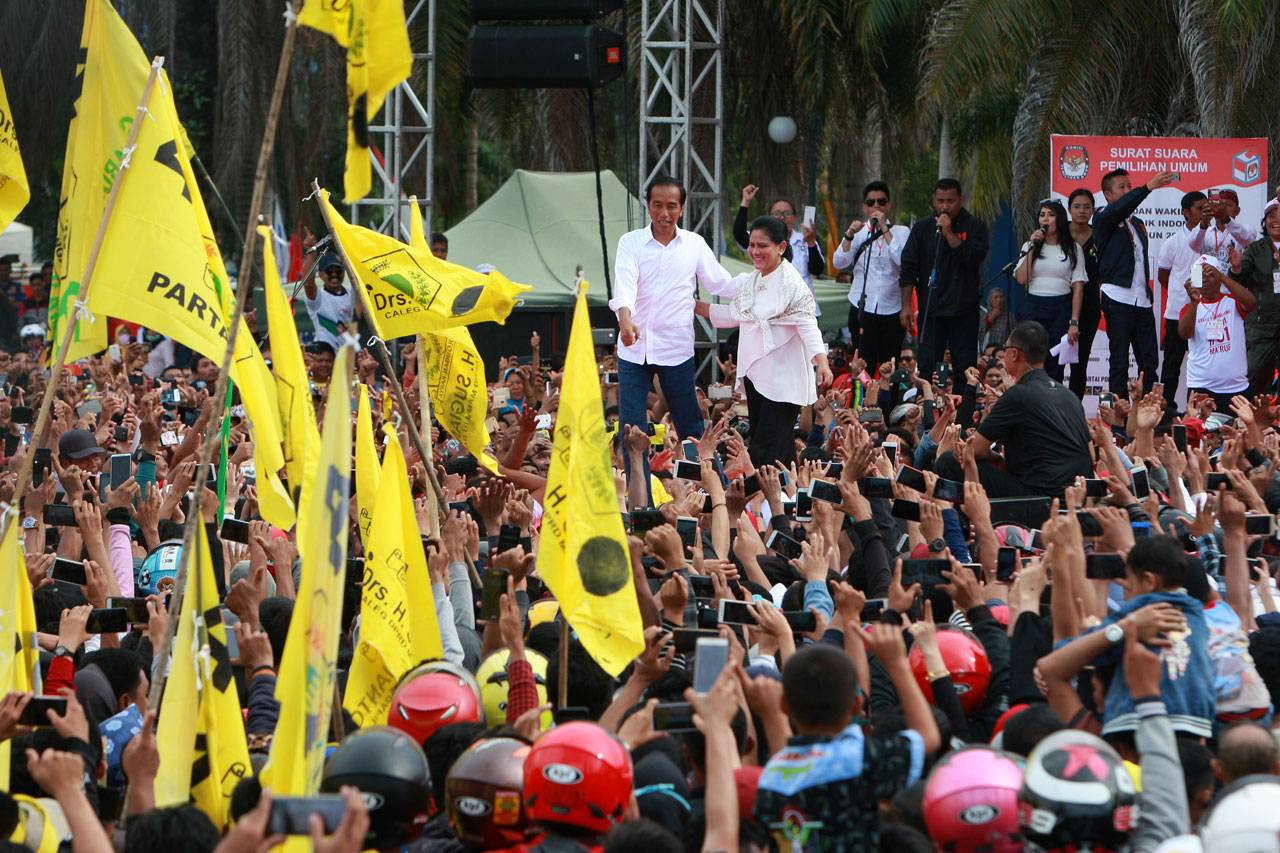 Capres Jokowi Kampanye...