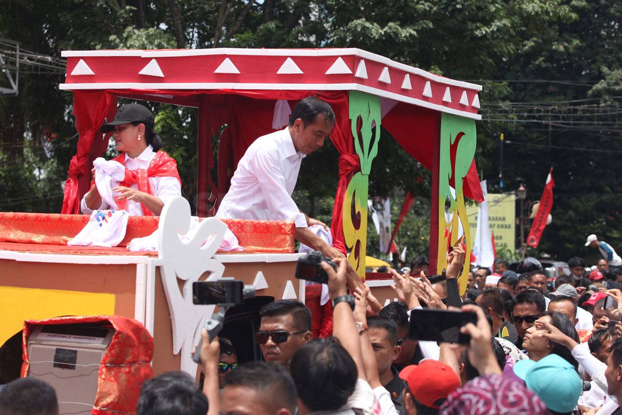 Capres Jokowi Kampanye...