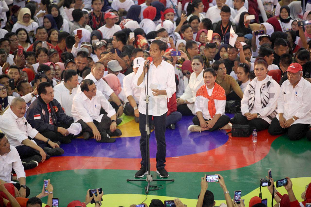 Capres Jokowi Kampanye...