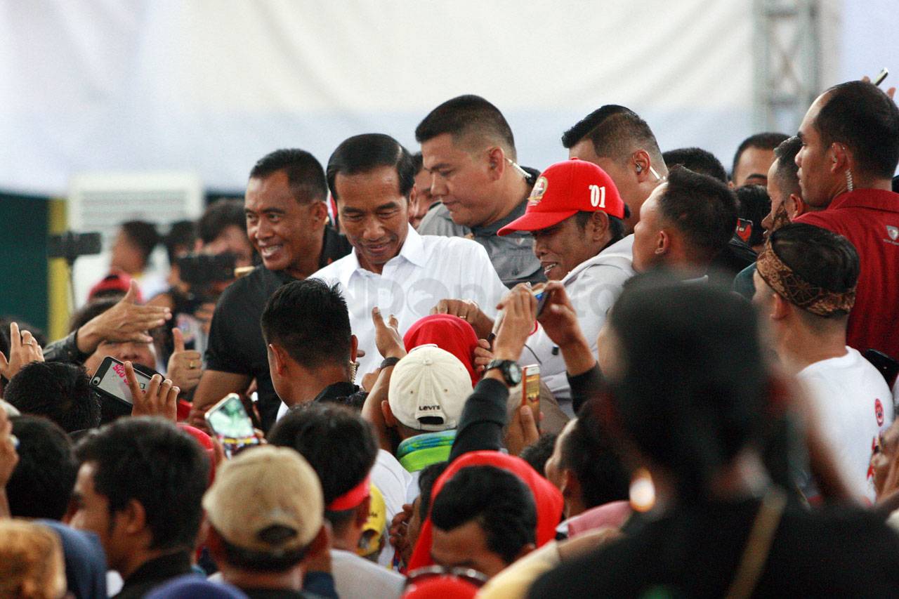 Capres Jokowi Kampanye...