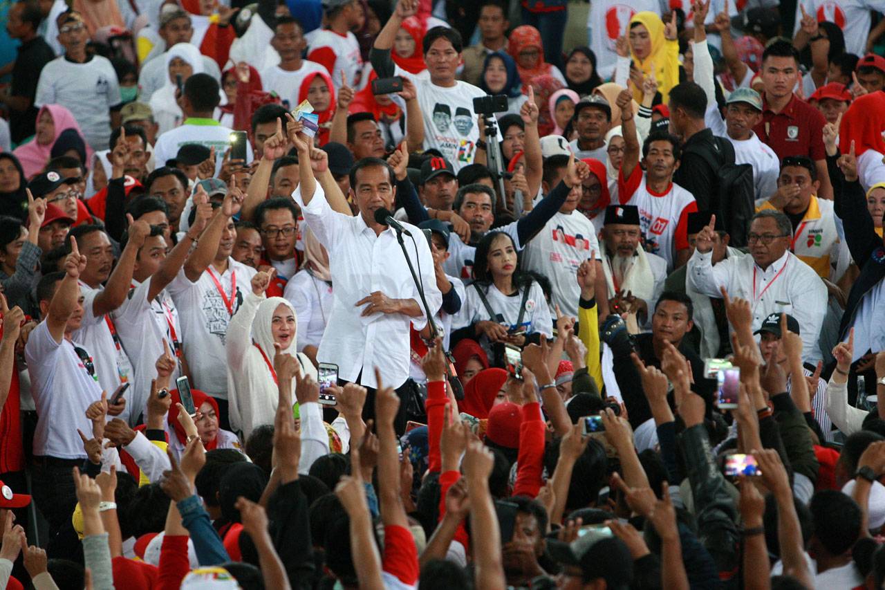 Capres Jokowi Kampanye...