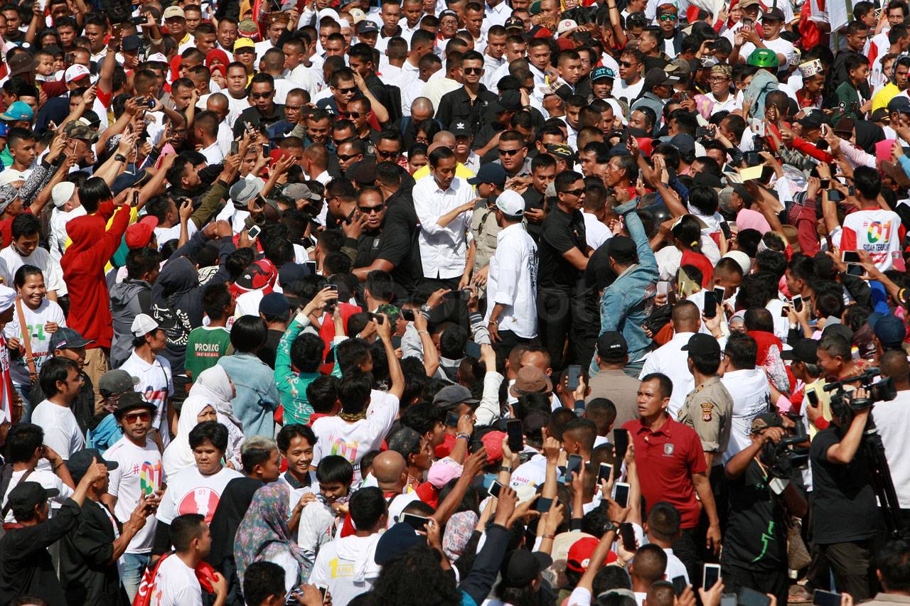 Capres Jokowi Kampanye...