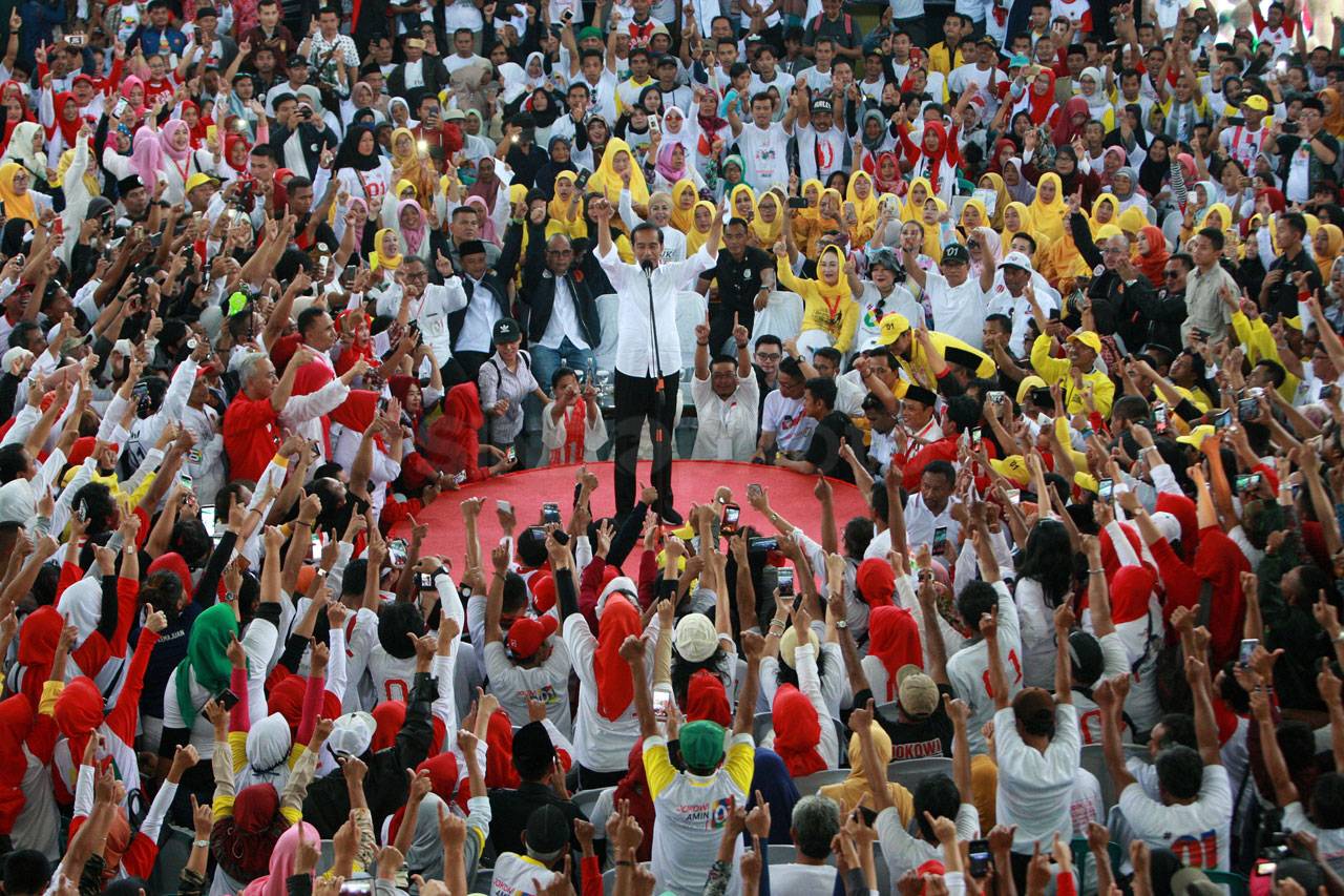 Capres Jokowi Kampanye...