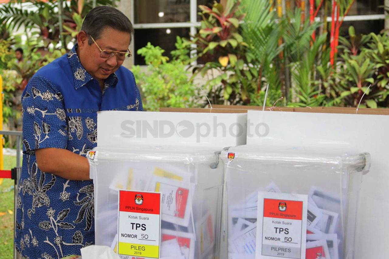 SBY Gunakan Hak Suara...