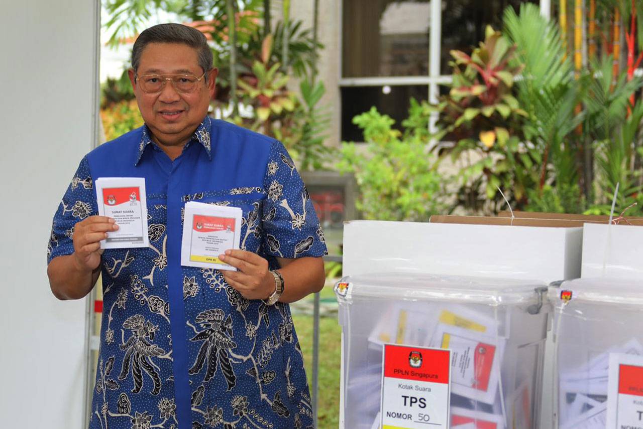 SBY Gunakan Hak Suara...