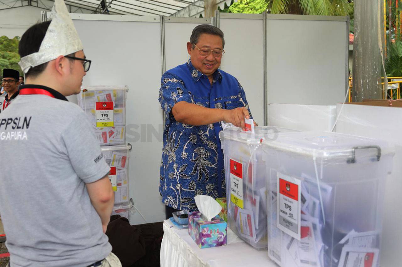 SBY Gunakan Hak Suara...