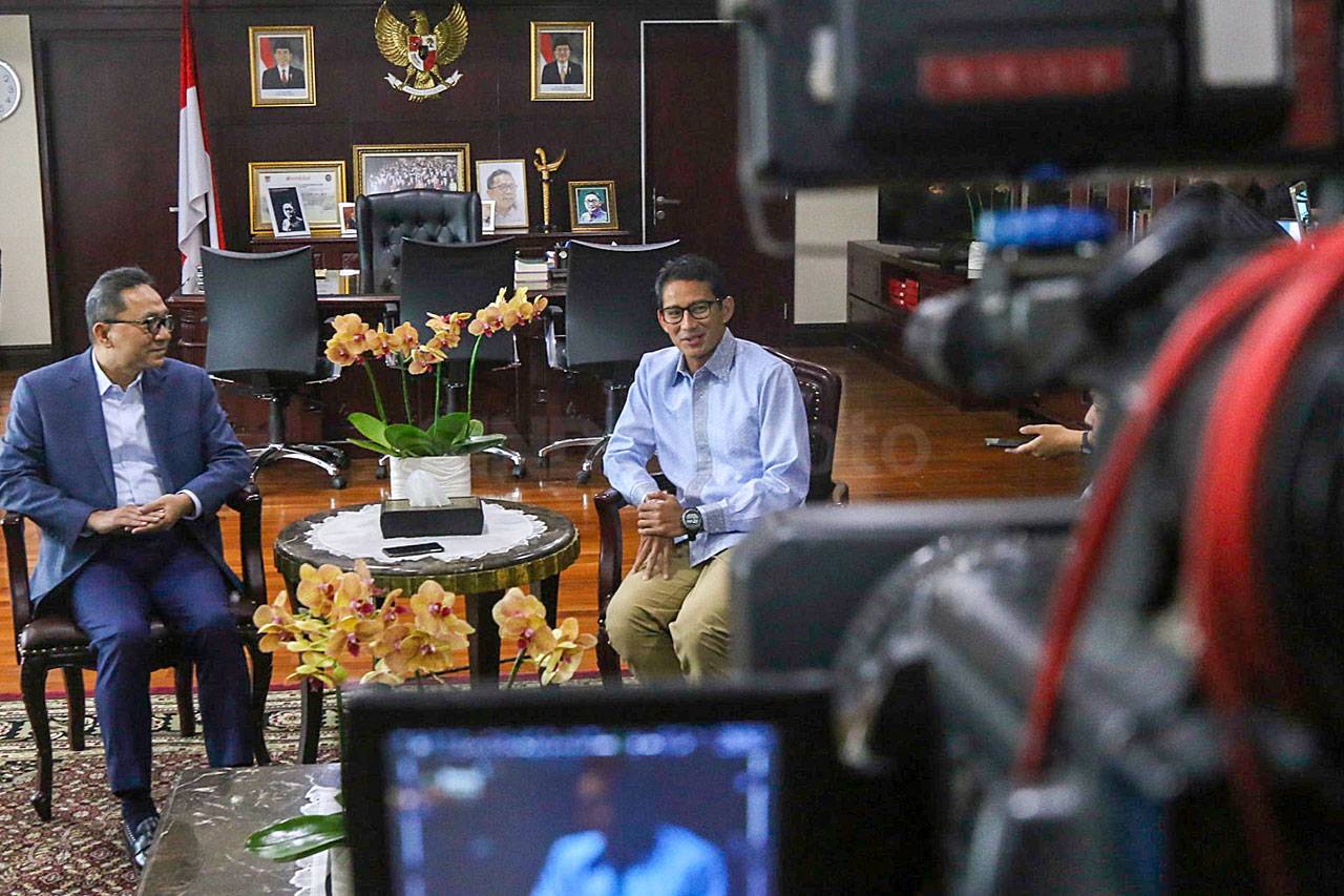 Cawapres Sandiaga Uno...