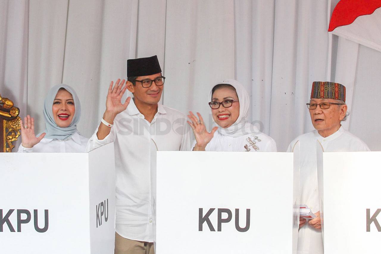 Cawapres Sandiaga Uno...