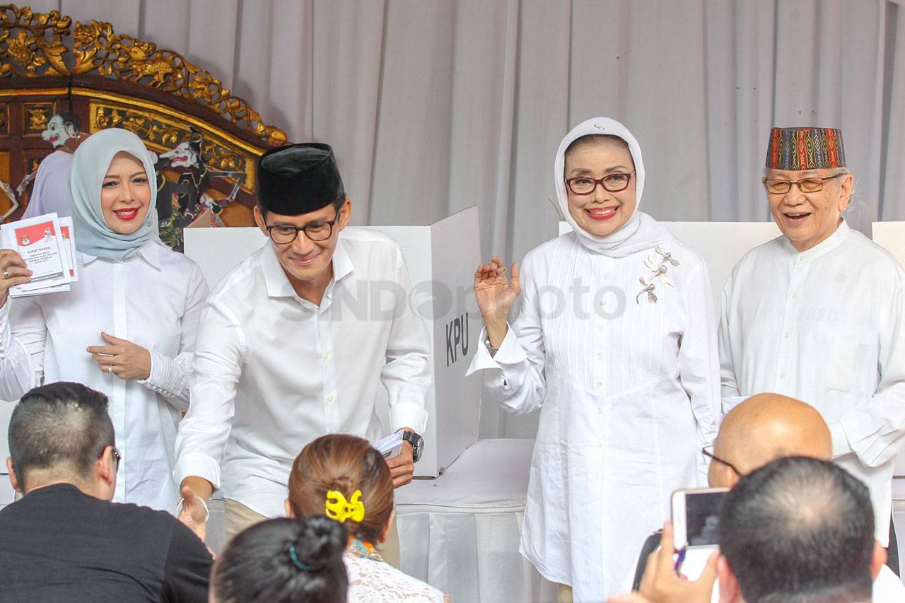 Cawapres Sandiaga Uno...